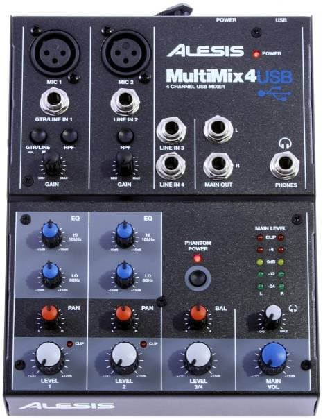 ALESIS MultiMix 4USB - Микшерный пульт