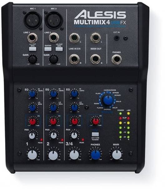 ALESIS MULTIMIX 4 USB FX - Микшерный пульт