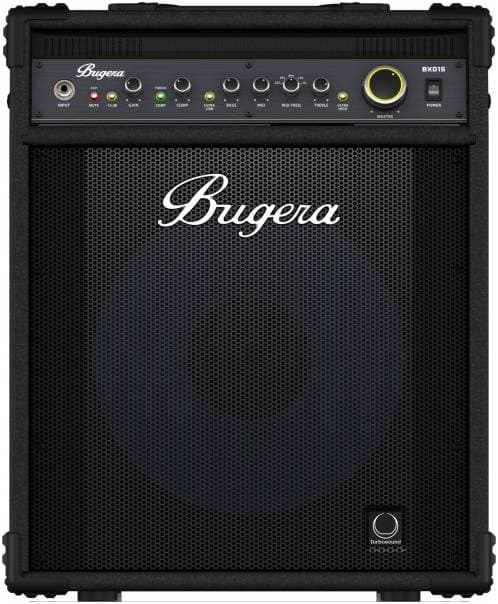 BUGERA BXD15A - басовый комбоусилитель, 1000 Вт, 1 х 15" TURBOSOUND с алюминиевым диффузором.