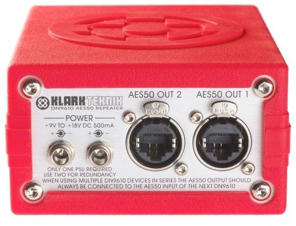 KLARK TEKNIK DN9610 - повторитель сигнала 2 x AES50 (Cat-5E/Cat-6)