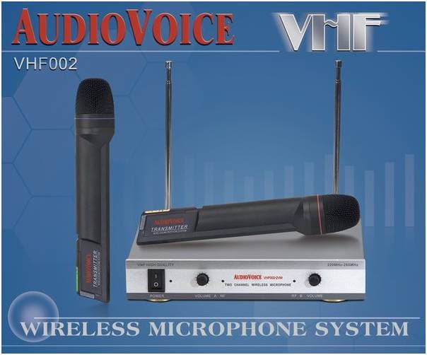 AUDIOVOICE VHF002-2VM - Радиосистема