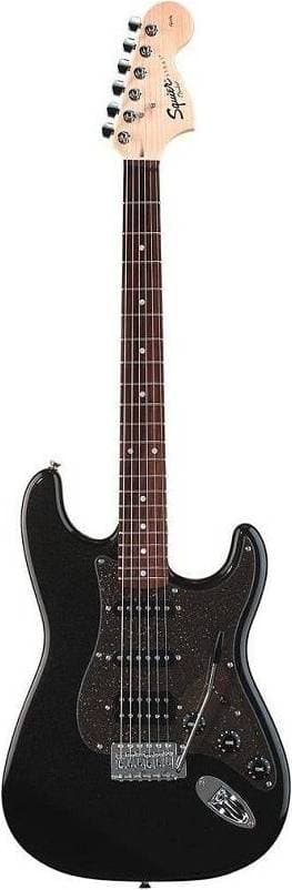 FENDER SQUIER AFFINITY FAT STRATOCASTER HSS RW MONTEGO BLACK - Электрогитара