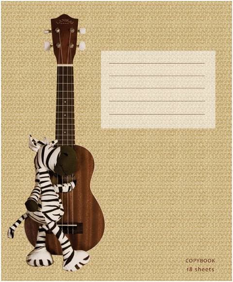 Тетрадь в клетку "Зебра", 18 листов