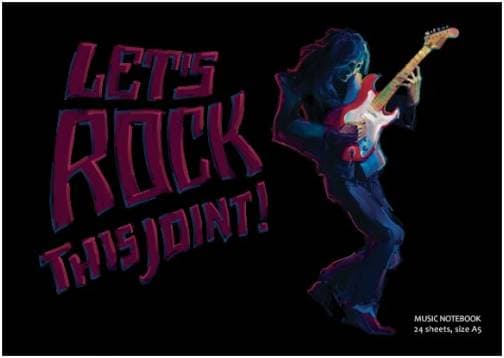 Нотная тетрадь "Гитарист" формат А5, 24 листа