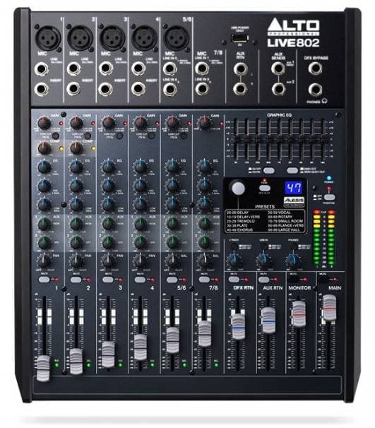 ALTO LIVE 802 - Микшерный пульт