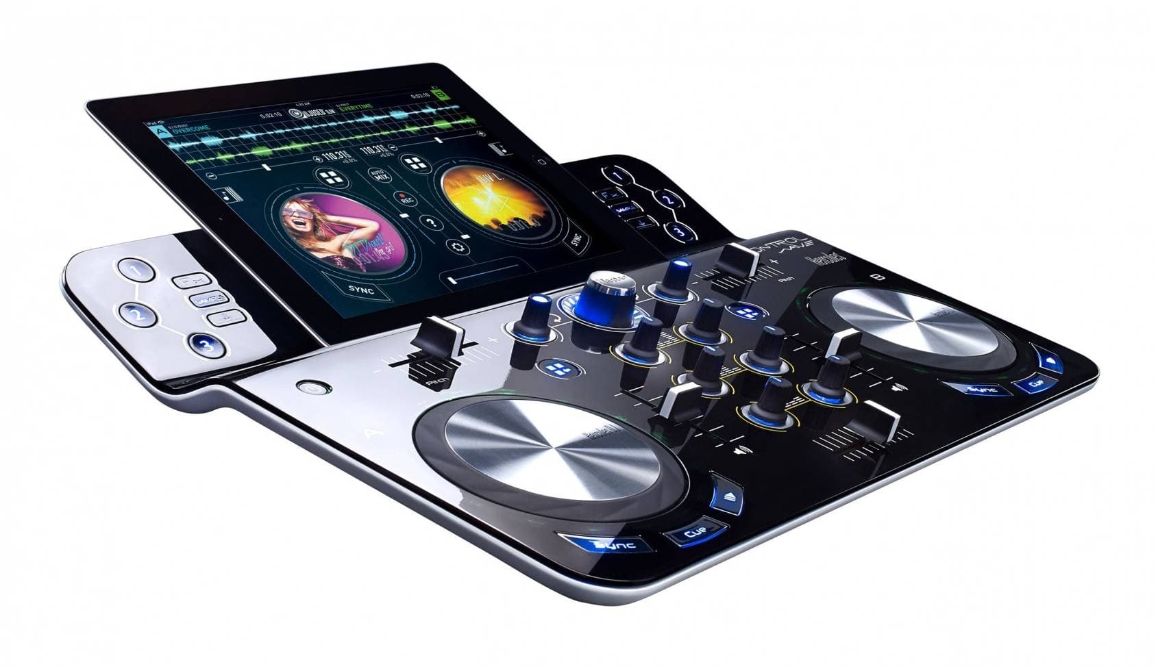 HERCULES djControlWave DJ-контроллер для iPad, - DJ-контроллер
