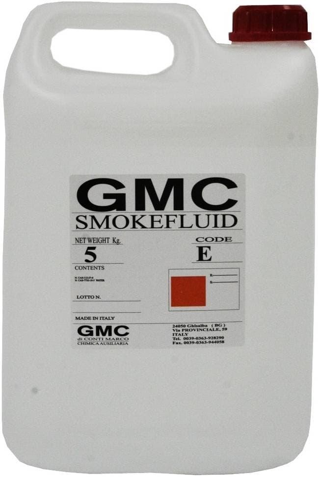 GMC SmokeFluid/E - жидкость для генератора дыма 5 л, среднего рассеивания, Италия