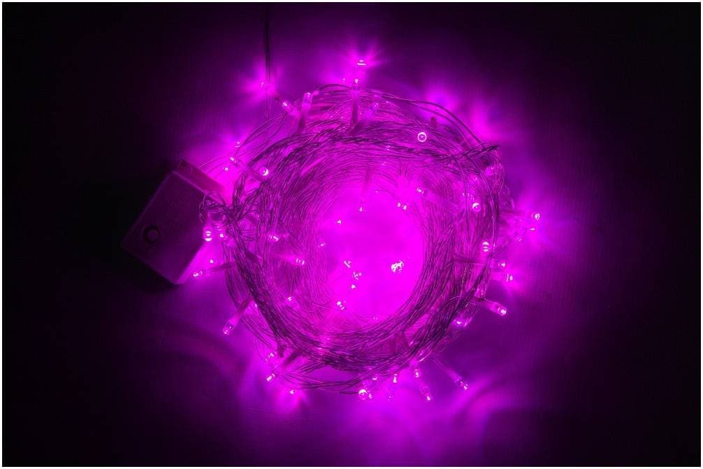 ПРОФФИ 10м-100 Розовый - Гирлянда