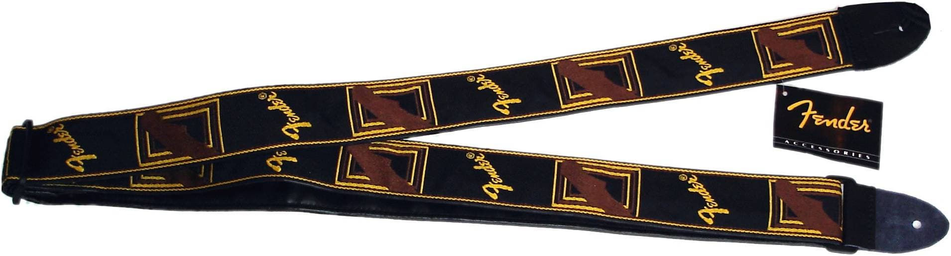 FENDER 2' MONOGRAMMED B/Y/B STRAP - Ремень