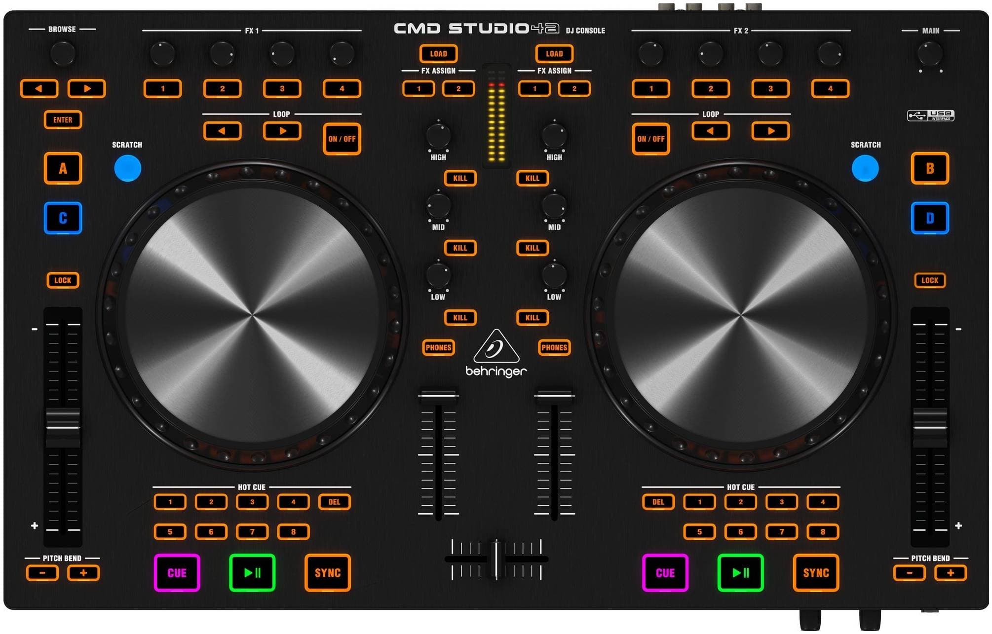 BEHRINGER CMD STUDIO 4A - DJ-контроллер