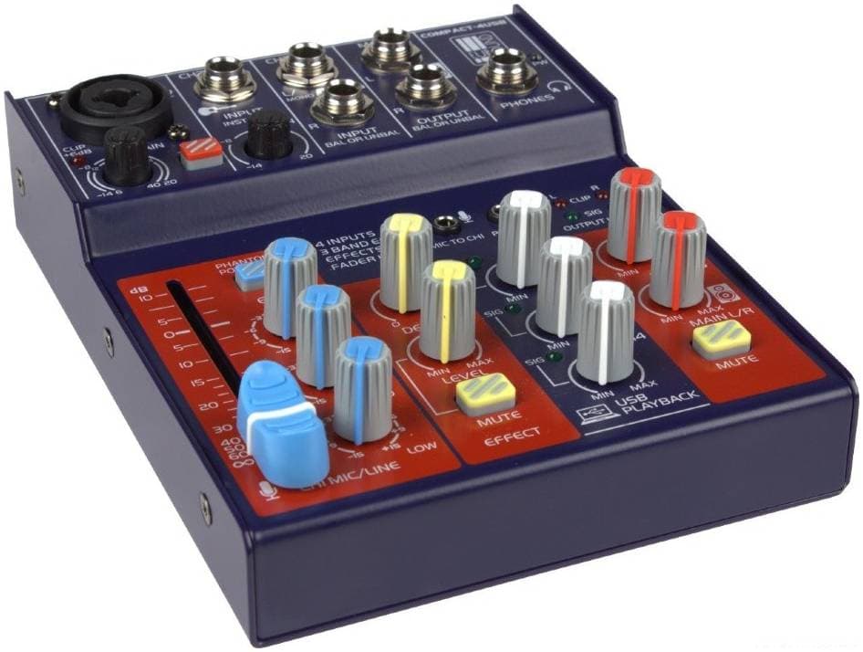 EUROSOUND Compact-4USB - Микшерный пульт