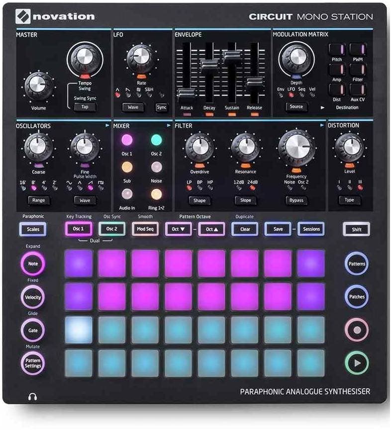 NOVATION Circuit MonoStation парафонический аналоговый синтезатор