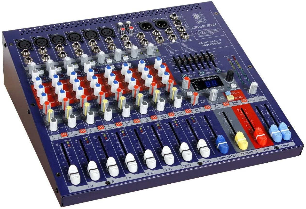 EUROSOUND CRISP-12UX - Микшерный пульт