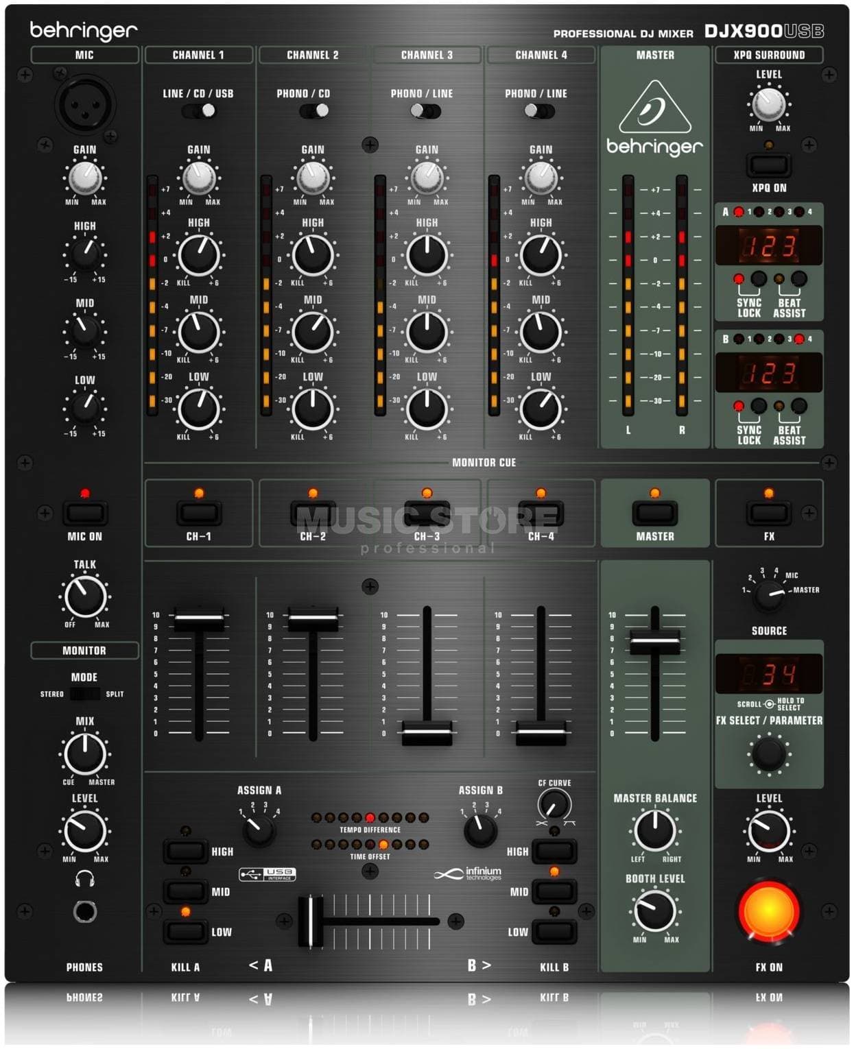 BEHRINGER DJX900USB - DJ-Микшер