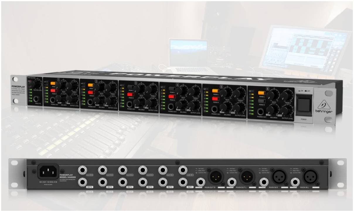 BEHRINGER HA6000 - усилитель для наушников 6-ти канальный
