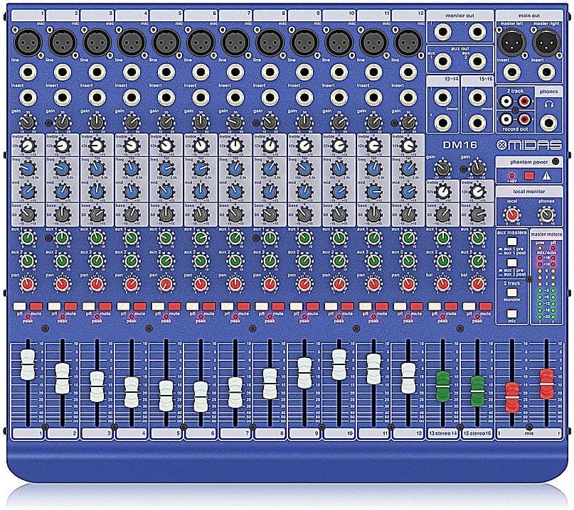 MIDAS DDA DM16 - Микшерный пульт