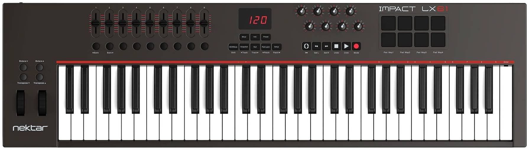 NEKTAR Impact LX 61+ - MIDI-клавиатура