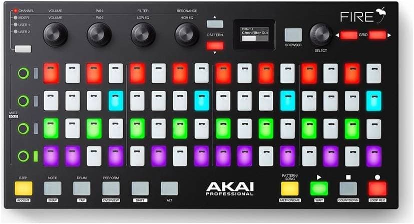 AKAI PRO FIRE USB контроллер для FL Studio, 64 Clip Launch