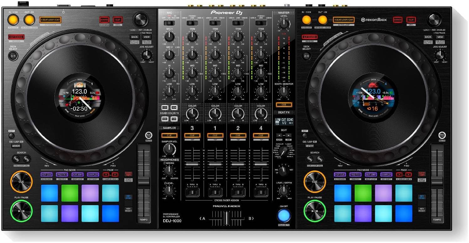PIONEER DDJ-1000 4-канальный профессиональный DJ контроллер для rekordbox...
