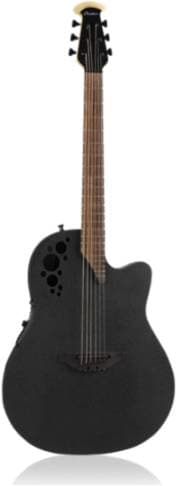 OVATION 1868TX-5 Elite T Super Shallow Black Textured электроакустическая...