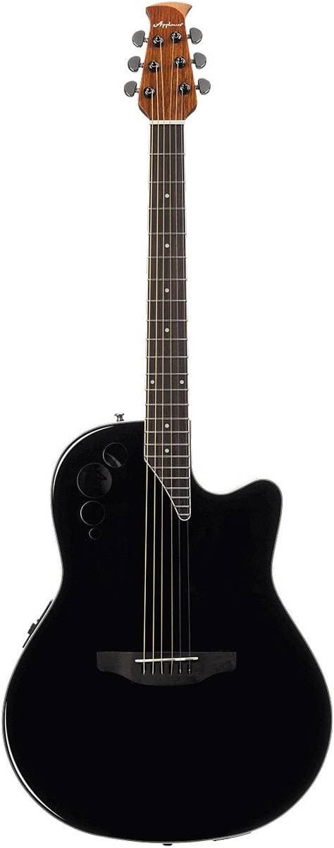 OVATION APPLAUSE AE44II-5 Mid Cutaway Black электроакустическая гитара