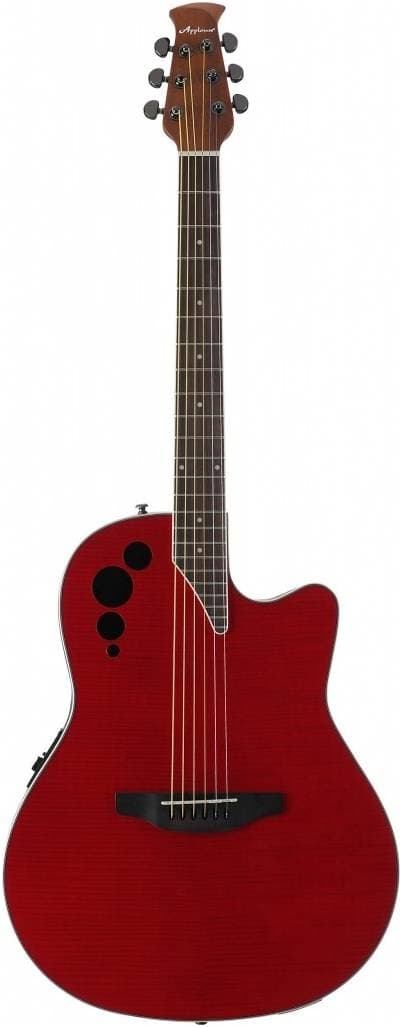 OVATION APPLAUSE AE44II-RR Mid Cutaway Ruby Red электроакустическая гитара