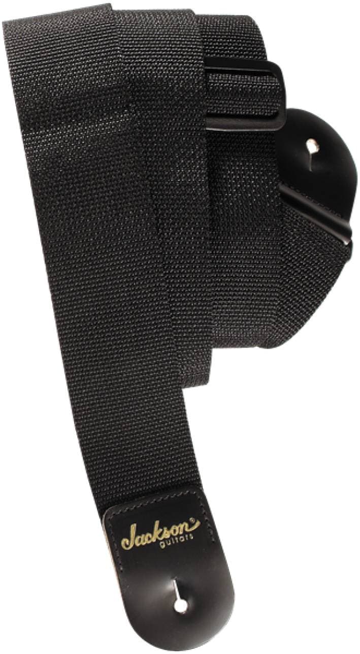 JACKSON 2' Poly Guitar Strap, Black Ремень для гитары/бас-гитары