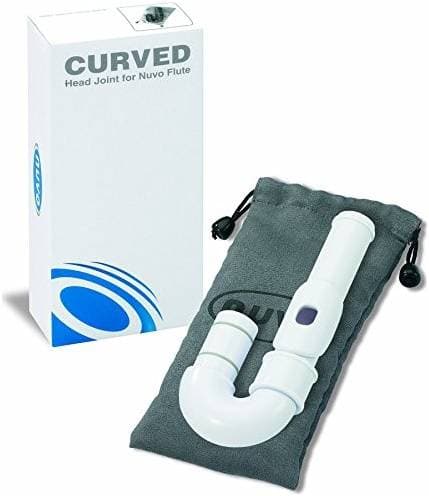 NUVO Curved Head Joint in Tote Bag - White Изогнутая головка флейты, цвет...