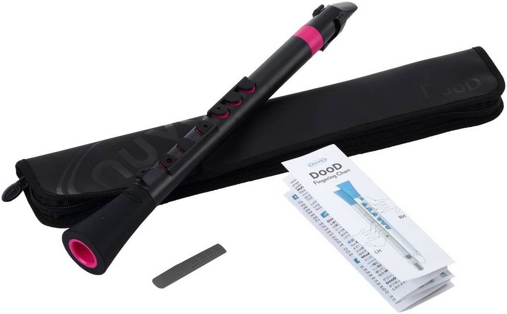 NUVO DooD (Black/Pink) блок-флейта DooD, материал - пластик, цвет - чёрный/розовый,...