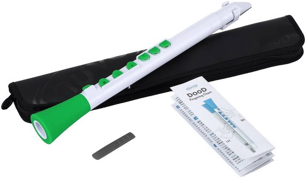 NUVO DooD (White/Green) блок-флейта DooD, материал - пластик, цвет - белый/зелёный,...