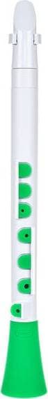 NUVO Dood (White/Green) блок-флейта DooD, строй С (до), материал - АБС-пластик,...