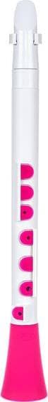 NUVO Dood (White/Pink) блок-флейта DooD, строй С (до), материал - АБС-пластик,...