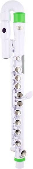 NUVO jFlute - White/Green флейта, изогнутая головка, материал - пластик,...