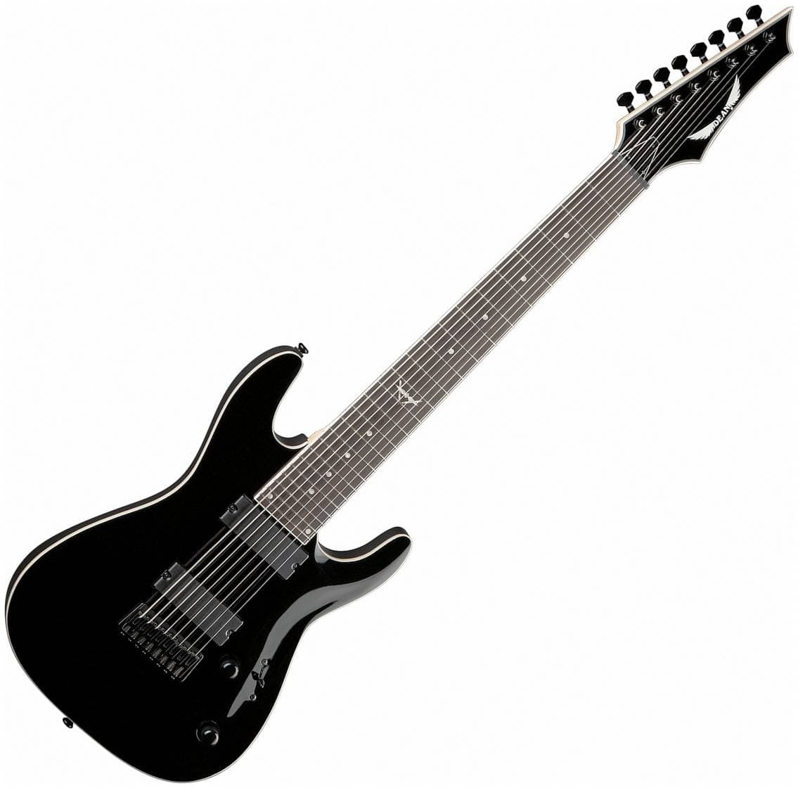 DEAN C850X CBK - 8-стр.электрогитара, 24 лада, 2 HH,цвет-классический ч?рный