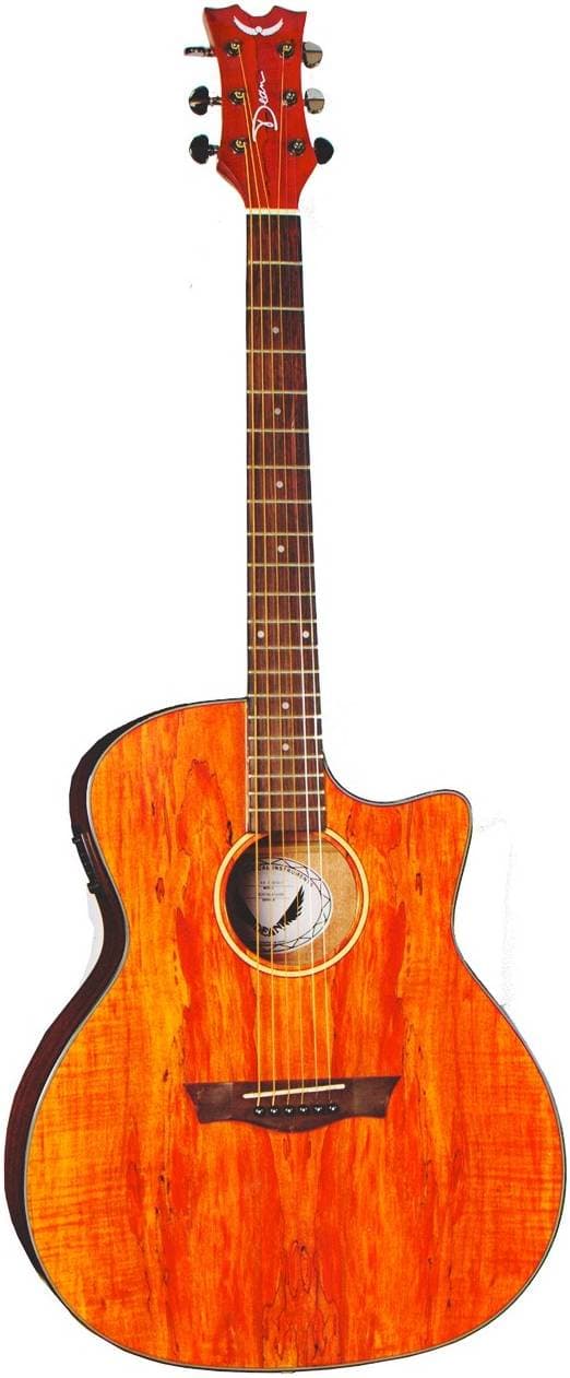 DEAN AX E SPALT - электроакустическая гитара,cutaway, ель, 3х полосный...