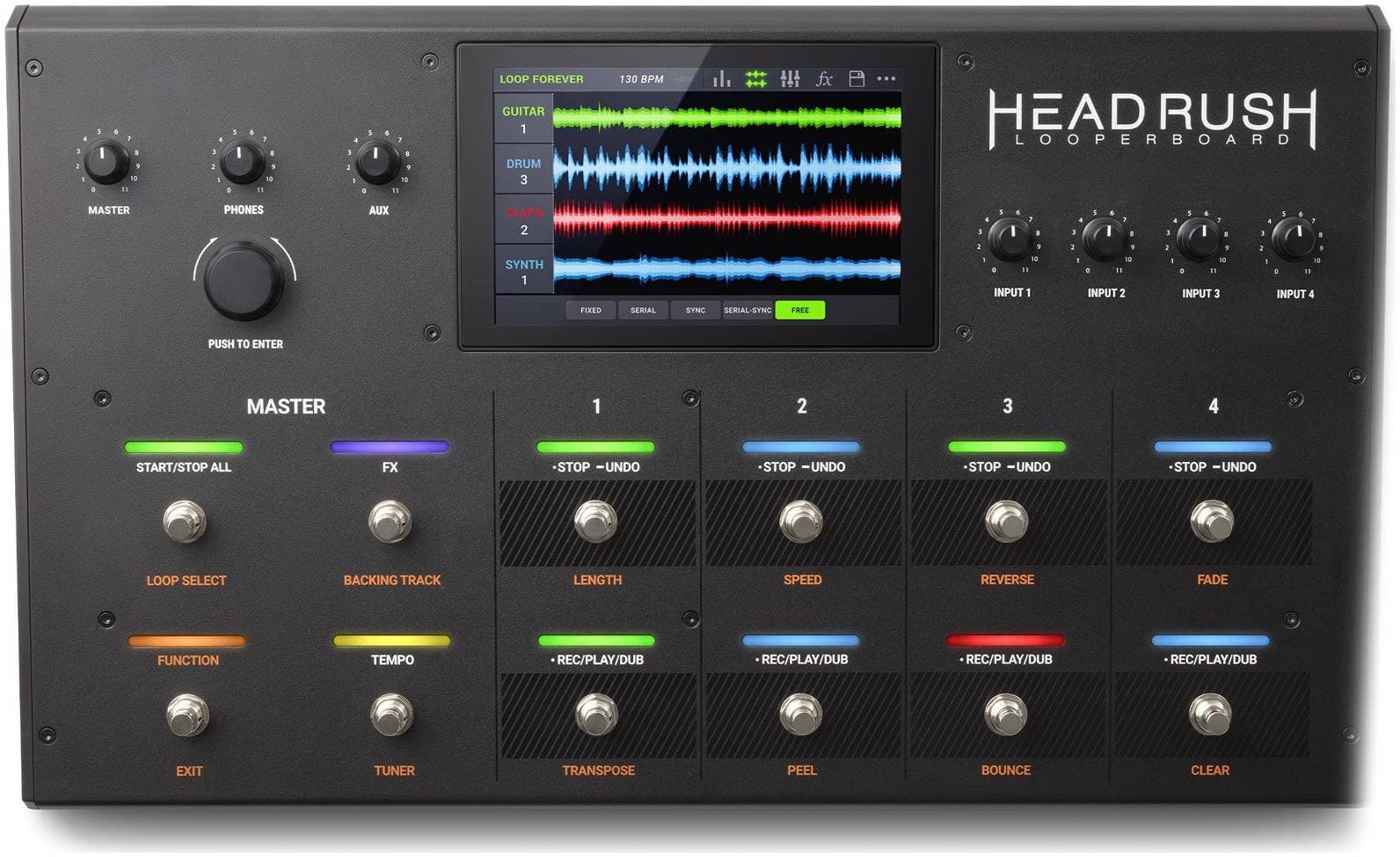 HEADRUSH LOOPERBOARD процессор эффектов