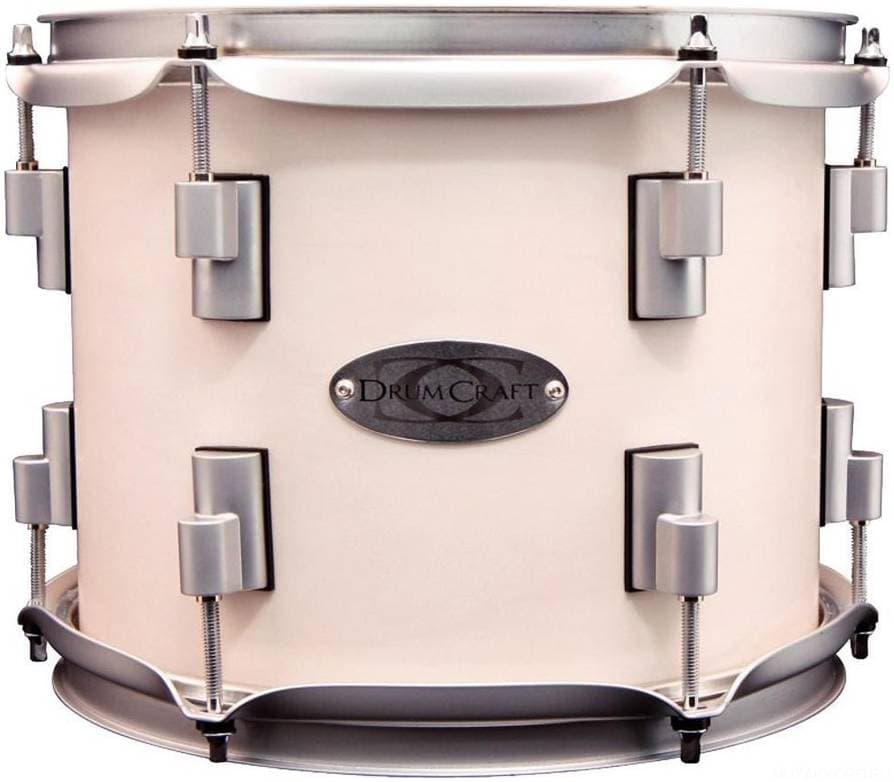 DRUMCRAFT Series 8. Том-том 10x8". Клён. Белый, матовый (Venice White Satin...