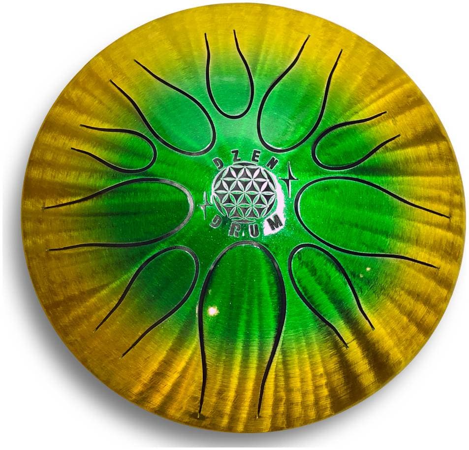 МАСТЕРСКАЯ ИЛЬДАРА ГИМАДИЕВА Dzen Drum Северное Сияние - Барабан язычковый Глюкофон