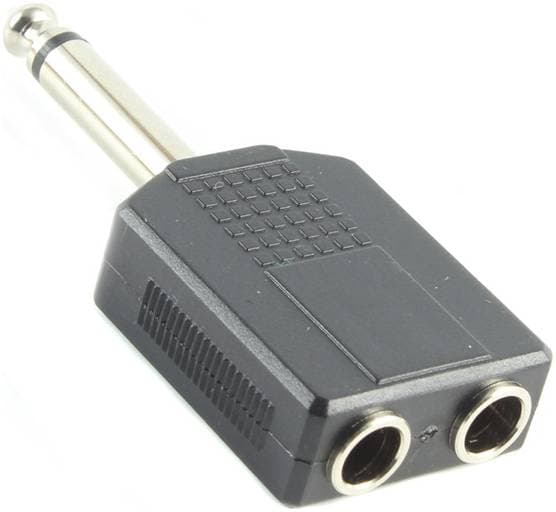 SOUNDKING CC313 Переходник (разъем переходной) 6,35мм, штекер, моно - 2х6,35мм,...