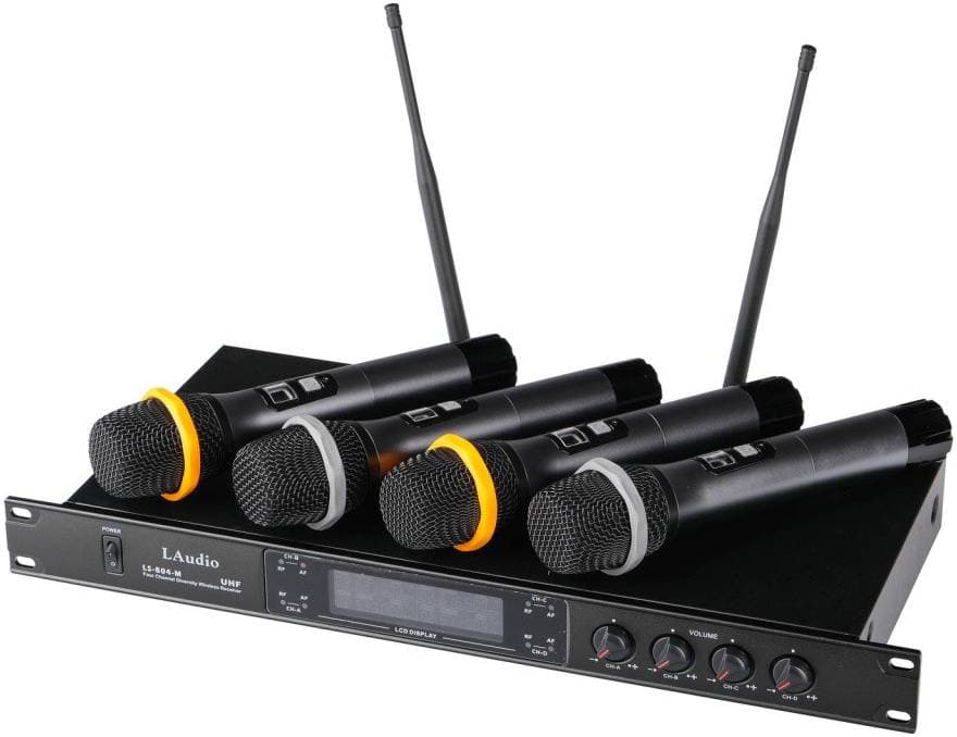 LAUDIO LS-804-M Вокальная радиосистема, 4 ручных передатчика LAudio