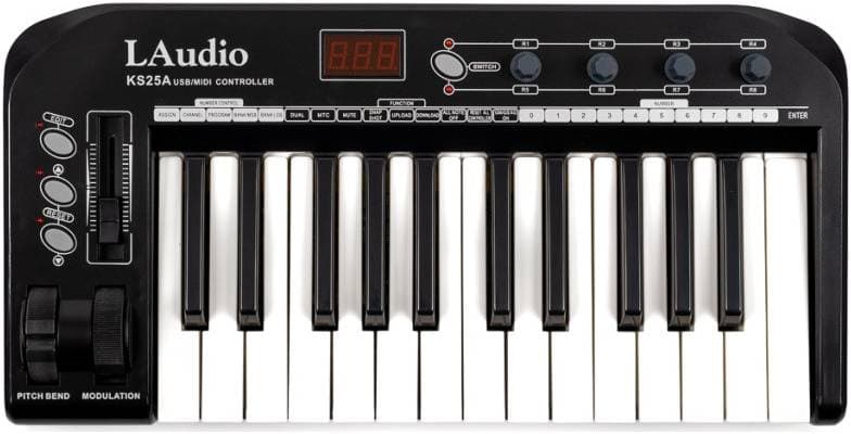 LAUDIO KS-25A MIDI-контроллер, 25 клавиш, LAudio