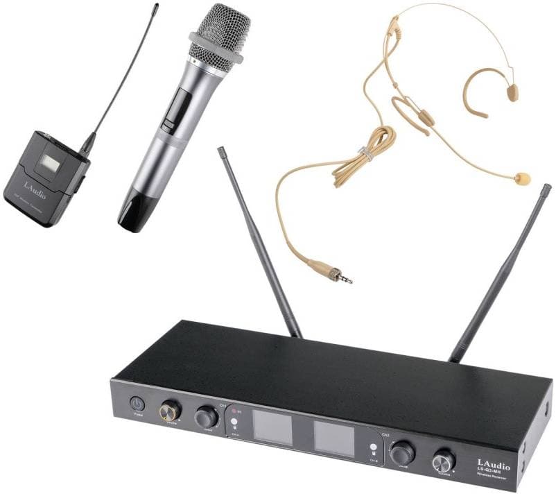 LAUDIO LS-Q3-MH Радиосистема с ручным и головным передатчиком, LAudio
