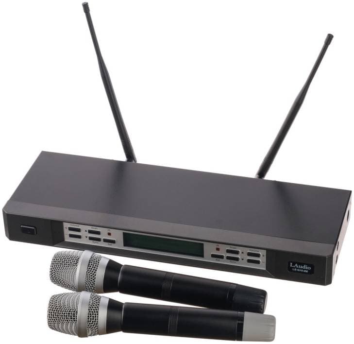 LAUDIO LS-Q10-2M Беспроводная микрофонная система с двумя ручными передатчиками,...