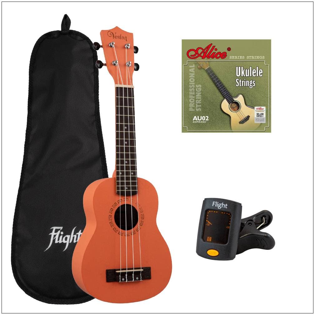 VESTON UKULELE KUS 15 OR I dPACK 1 - Укулеле (набор) сопрано