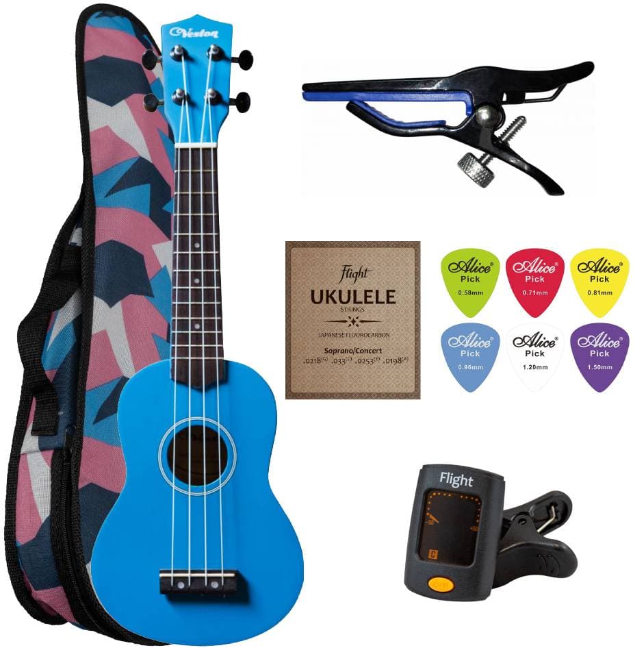 VESTON UKULELE KUS 15 BL dPACK 1 - Укулеле (набор) сопрано