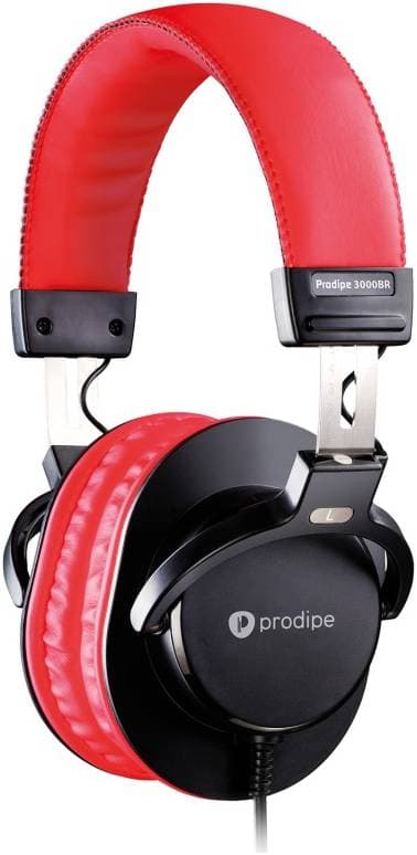 PRODIPE 3000BR Наушники, закрытые, черный/красный, Prodipe