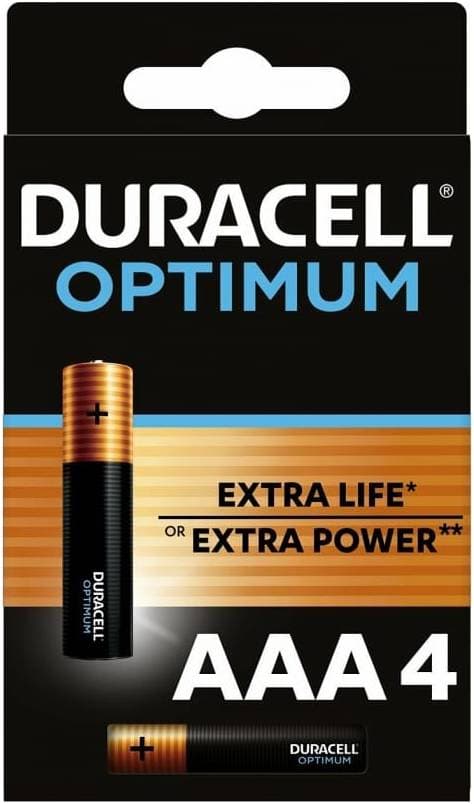 DURACELL LR03-4BL Optimum уп 4 шт - Батарейка тип AAA