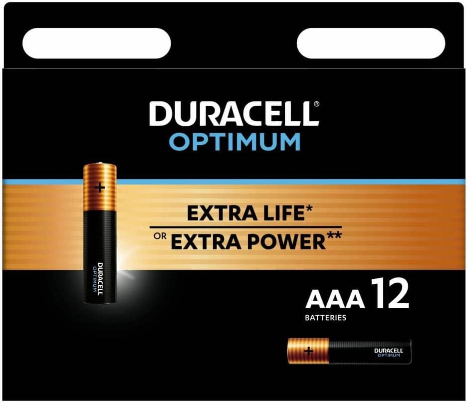DURACELL LR03-12BL Optimum уп 12 шт - Батарейка тип AAA