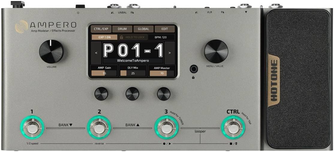 HOTONE Ampero Silver напольный гитарный процессор эффектов