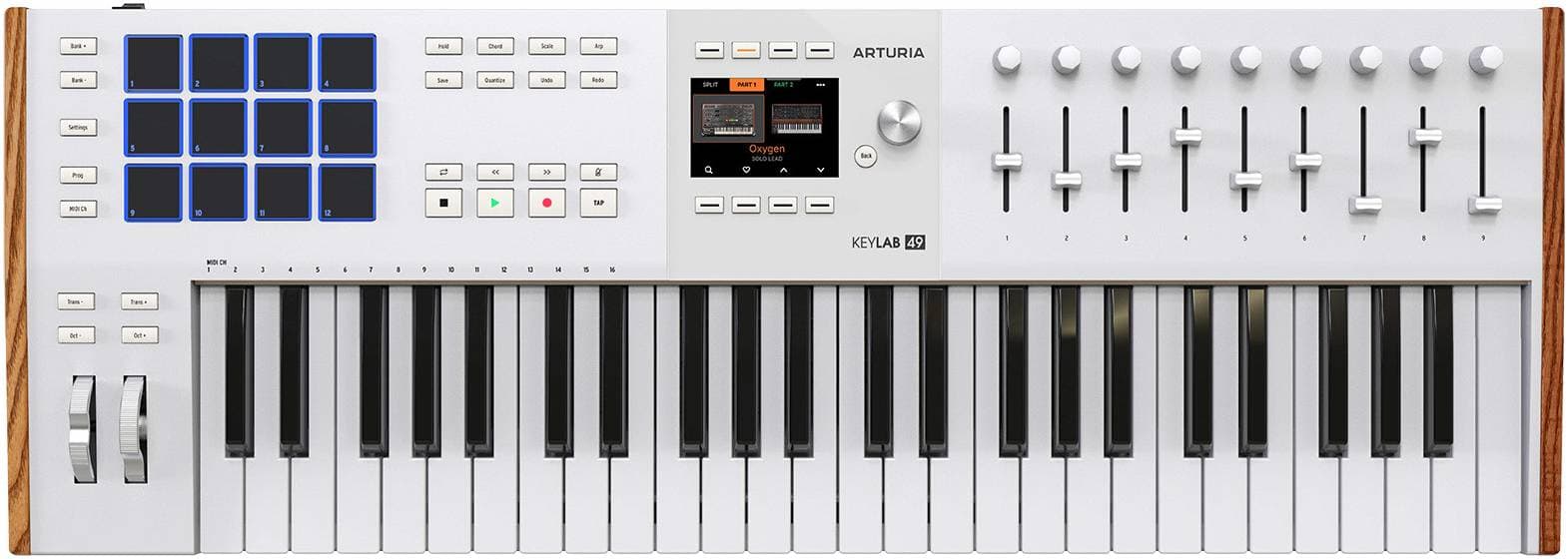 ARTURIA KeyLAB 49 MK3 White - MIDI клавиатура 49 клавиш, полувзвешенная...